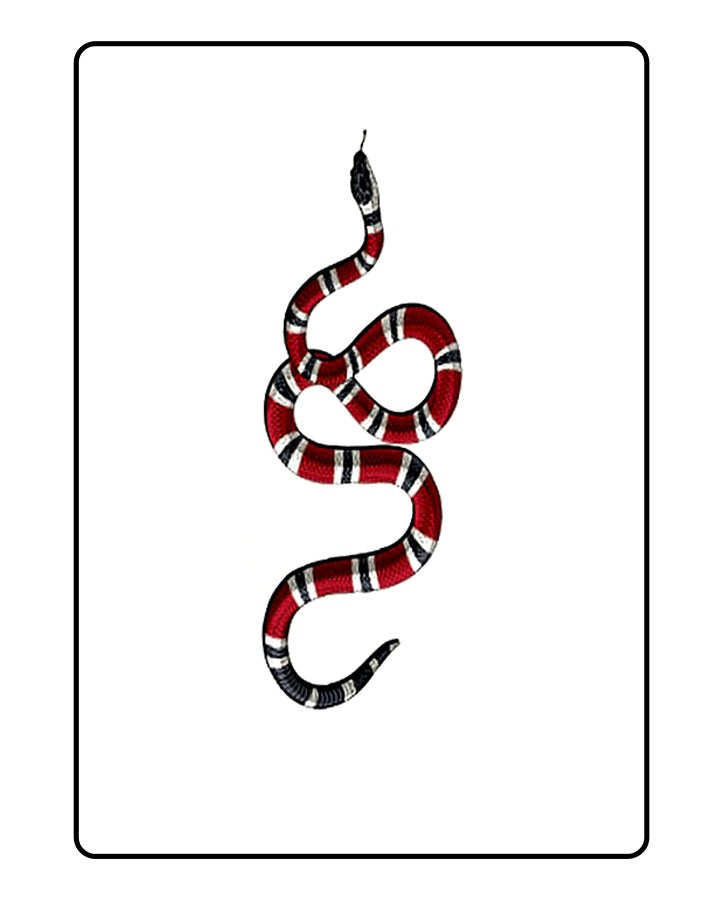 Designer Snake Temporary Tattoo