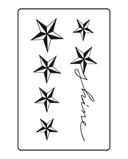 Shine like a Star Semi Permanent Tattoo