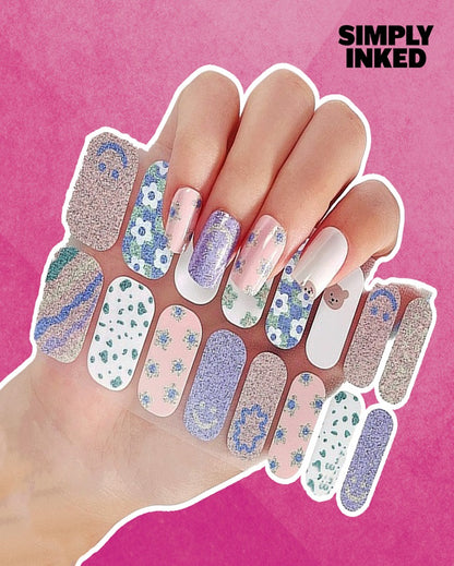 Shimmer Luv Nail Art Strips