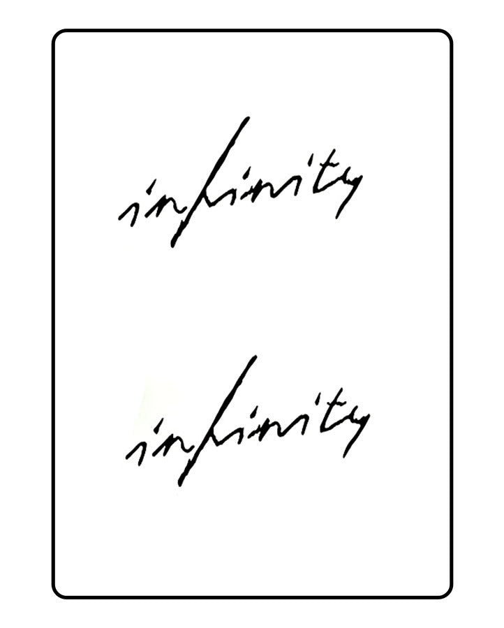 Infinity Temporary Tattoo