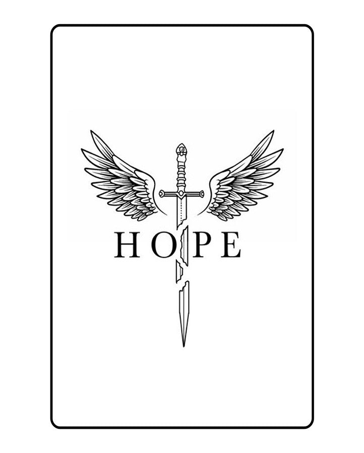 Sword of Hope Semi Permanent Tattoo