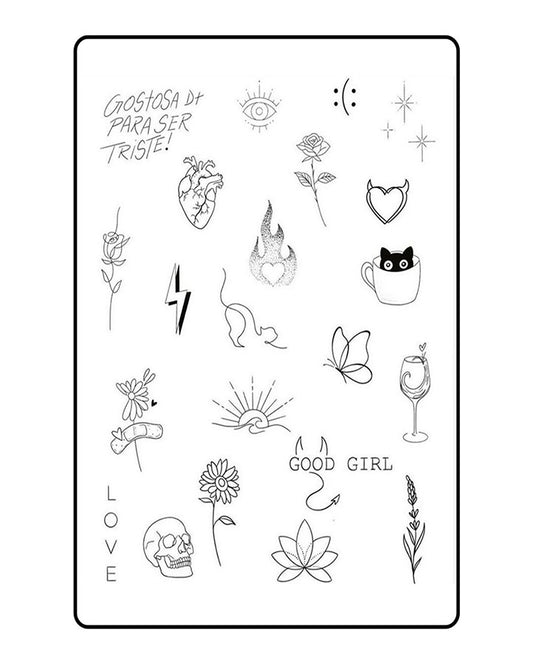 Minimal Girls Bundle Semi Permanent Tattoo