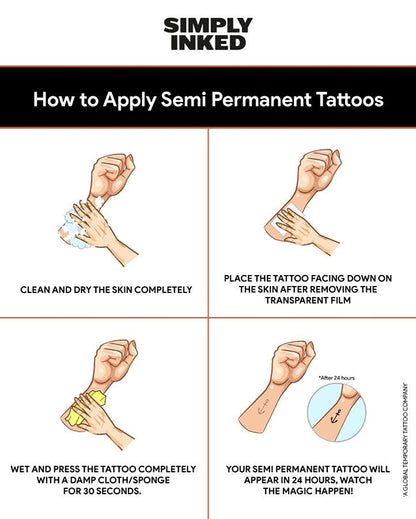 Bloody 'ell Tattoo - Semi Permanent