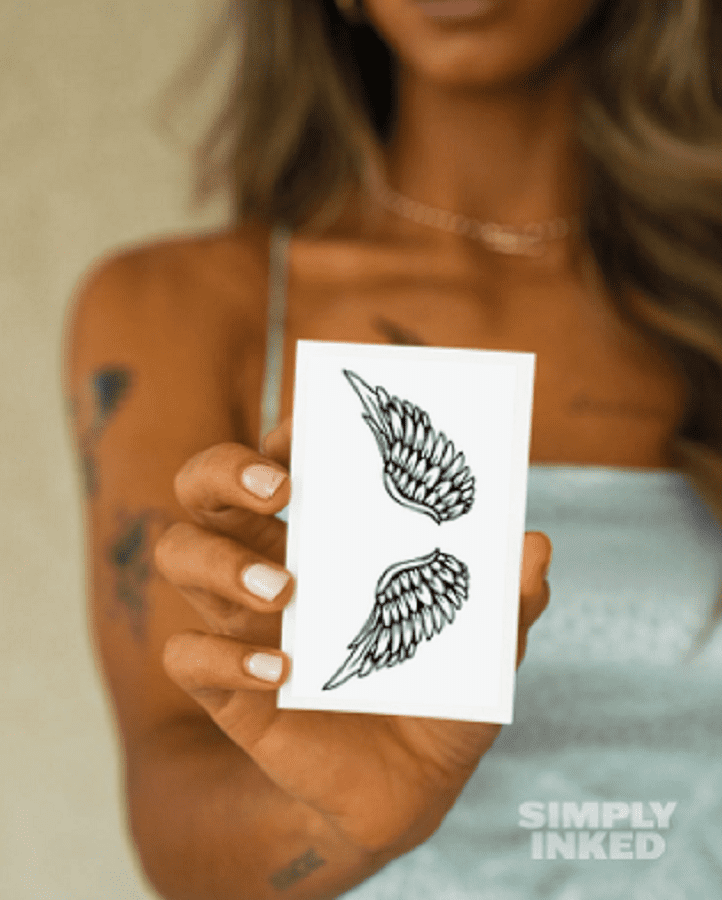 35 Meaningful Angel wings tattoos  nenuno creative