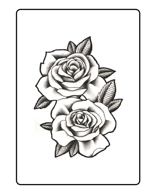 Elegant Roses Tattoo - Semi Permanent