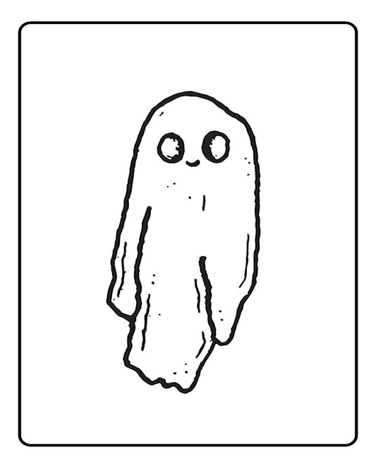 Ghost Temporary Tattoo