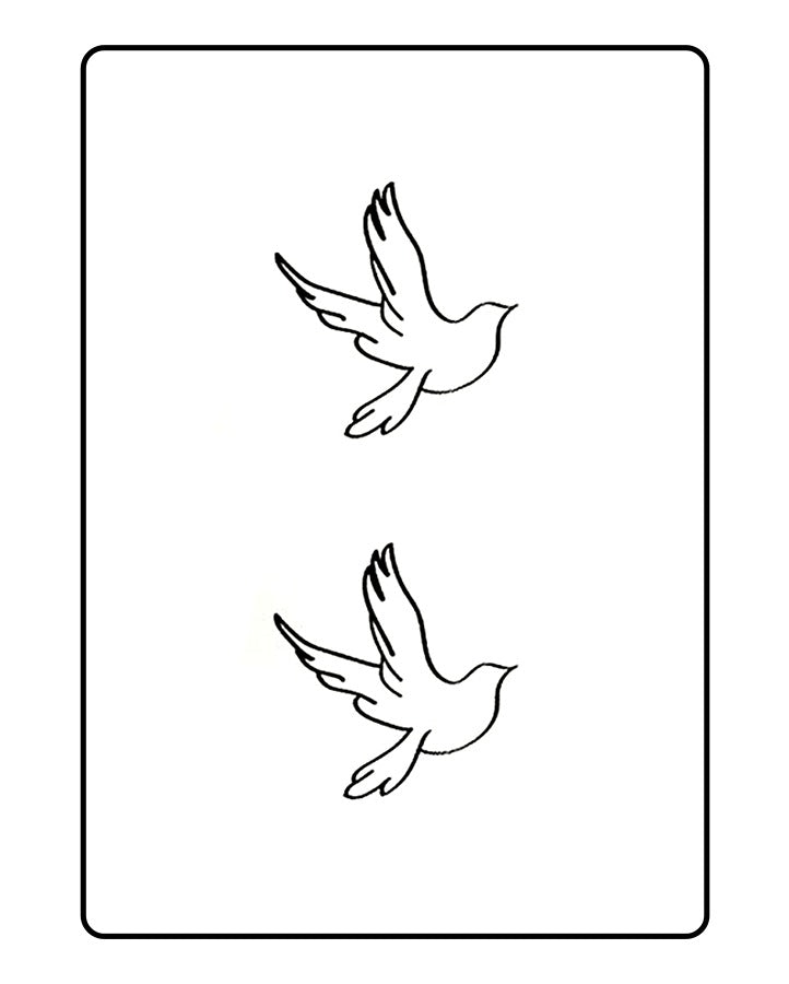 New Doves Temporary Tattoo