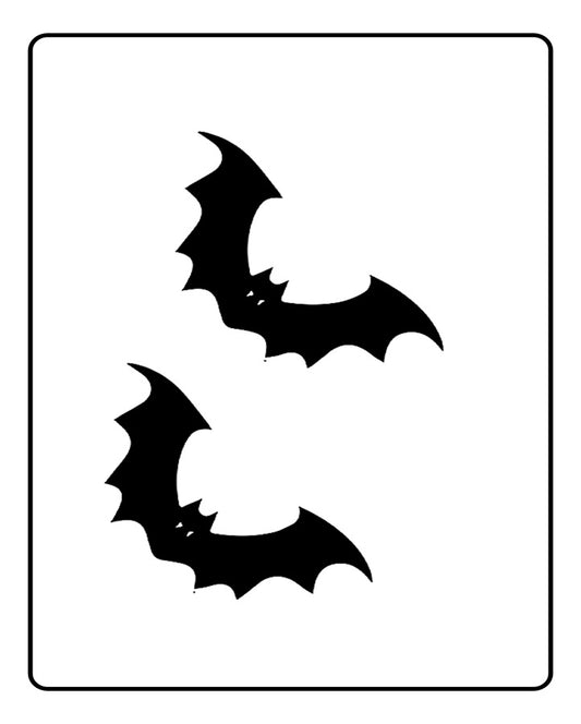 Scary Bats Temporary Tattoo