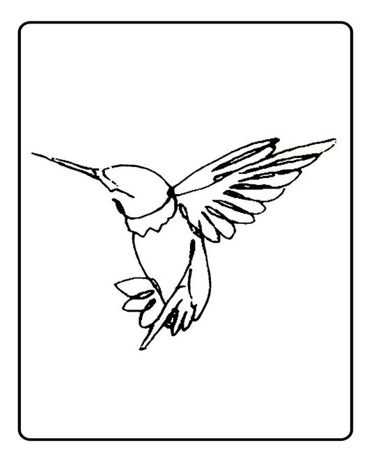 Hummingbird Temporary Tattoo