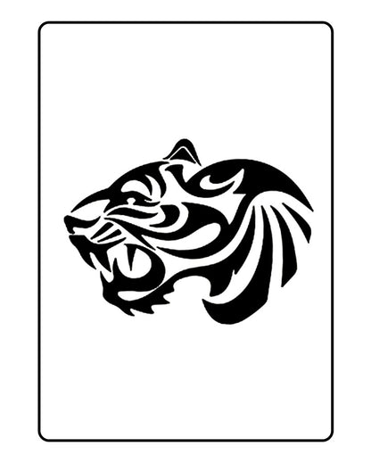 Tribal Tiger Temporary Tattoo