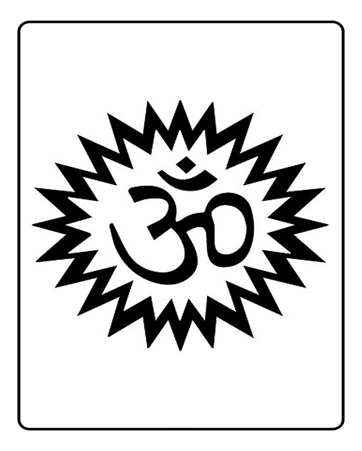 New Om Temporary Tattoo