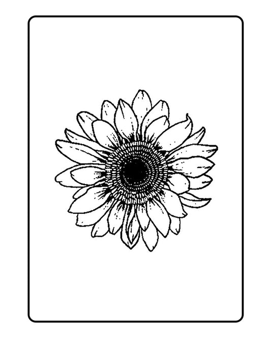 Sunflower Temporary Tattoo