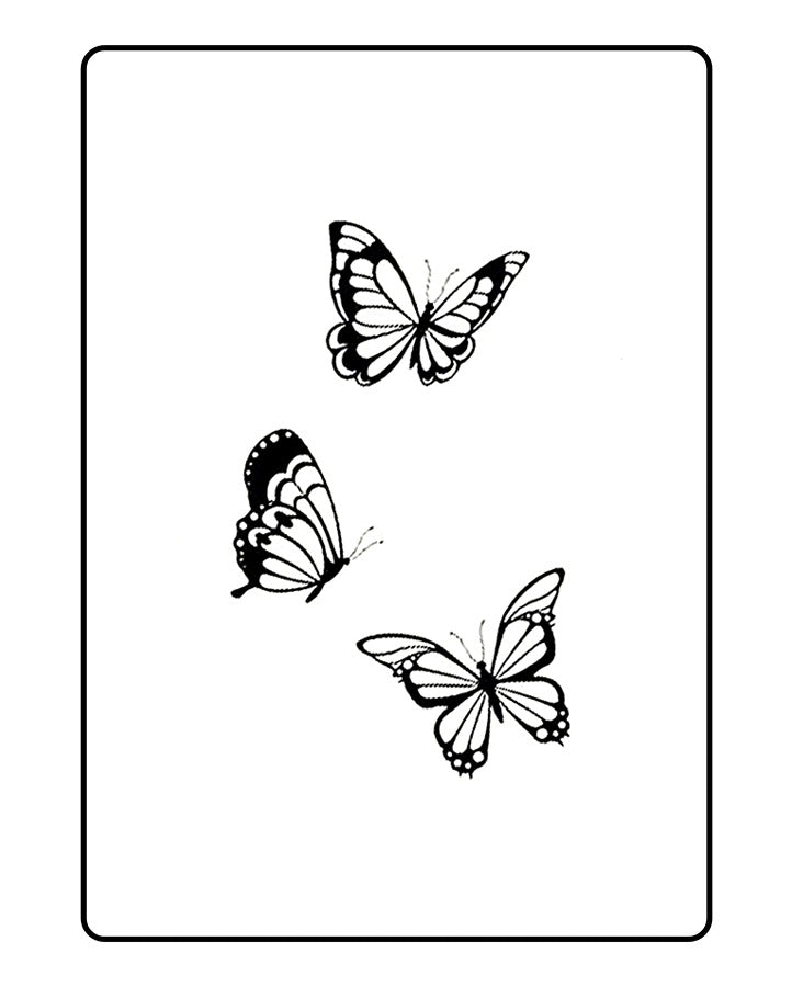 NEW Mini Butterflies Temporary Tattoo