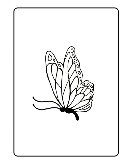 NEW Minimal Butterfly Temporary Tattoo