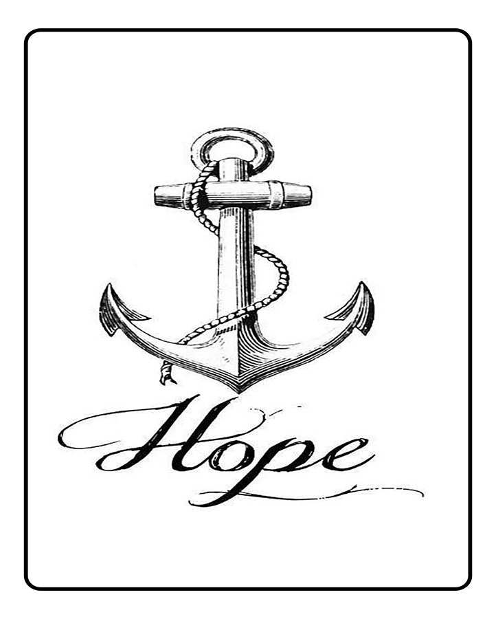 Hope Anchor Temporary Tattoo