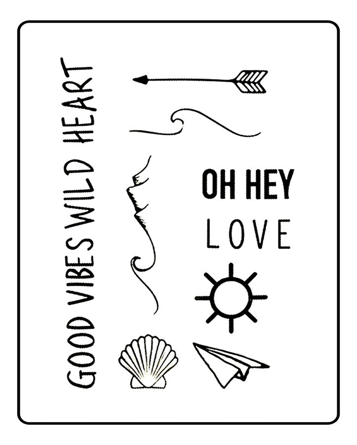 10 Temporary Tattoo Bundle