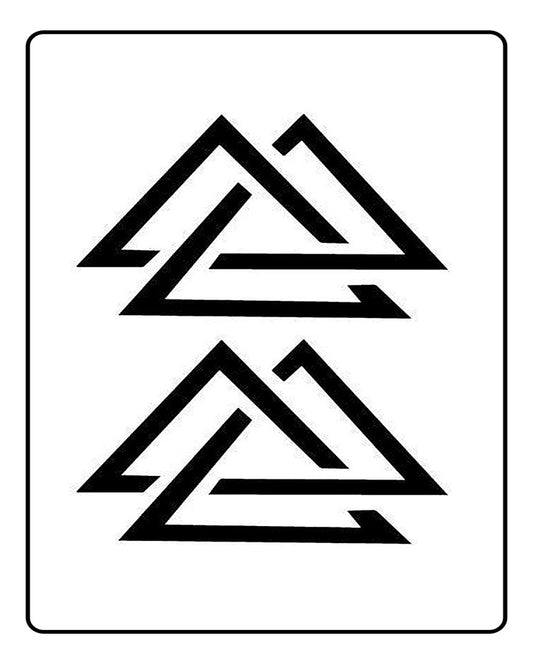 Valknut Semi Permanent Tattoo