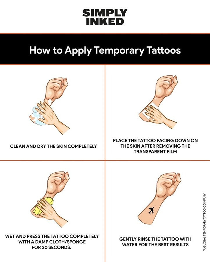 Keep Calm Temporary Tattoo