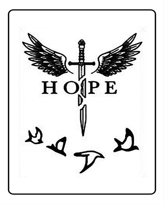 Sword of Hope Waterless Semi Permanent Tattoo