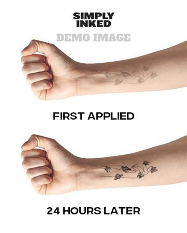 Stages of Life Semi Permanent Tattoo