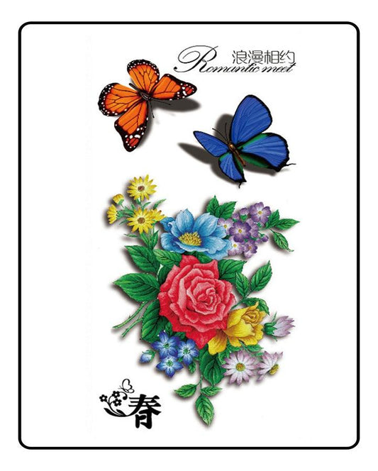 3D Romantic Temporary Tattoo Bundle