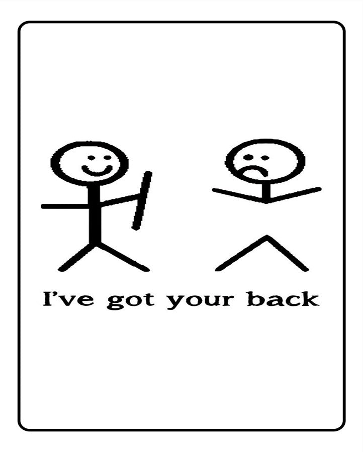 I've got your back Semi Permanent Tattoo