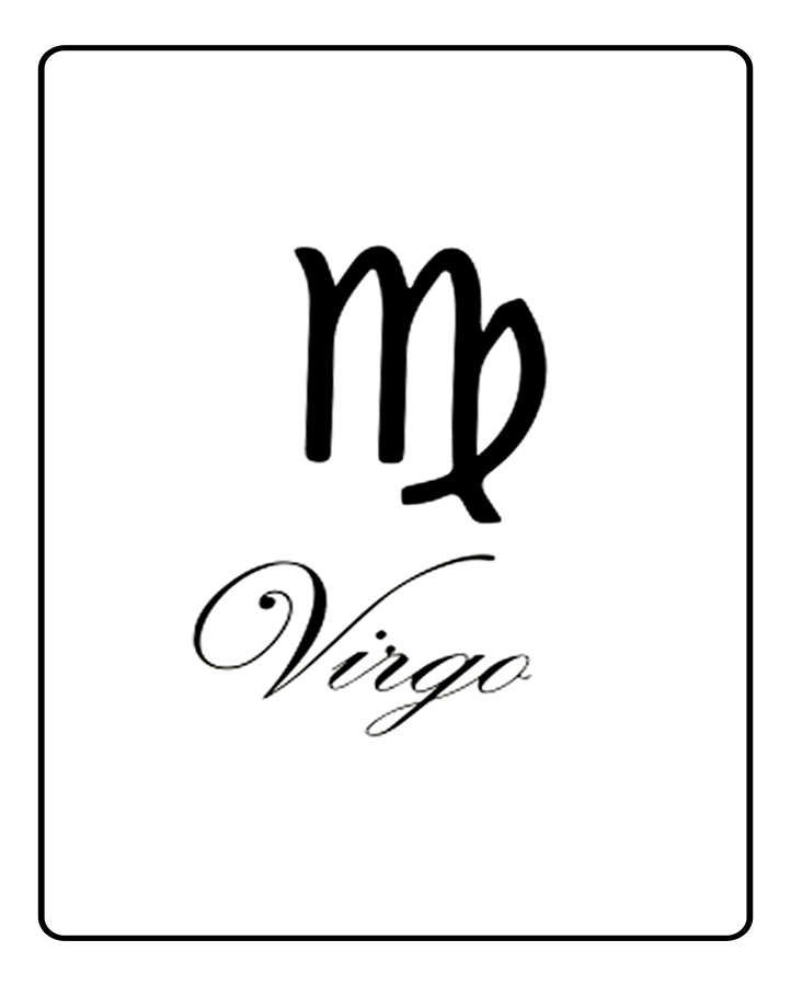 Virgo Astrology Tattoo - Semi Permanent