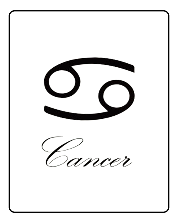 Cancer Astrology Temporary Tattoo