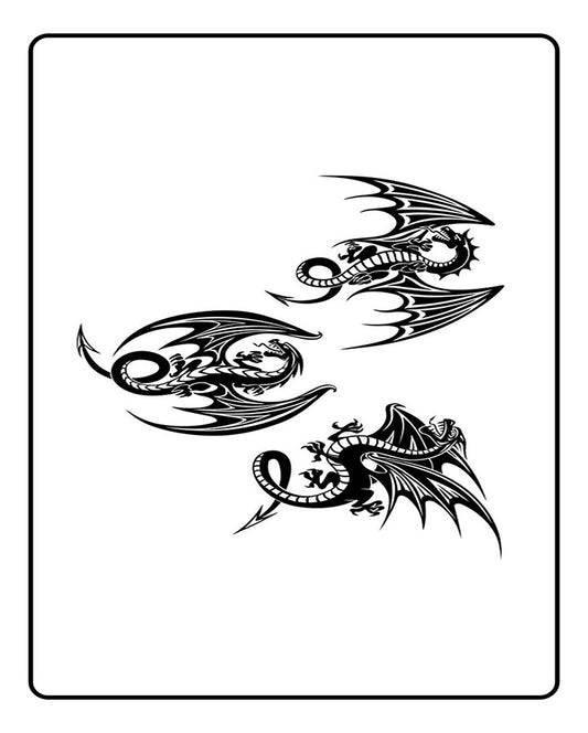 3 Dragons Semi-Permanent Tattoo