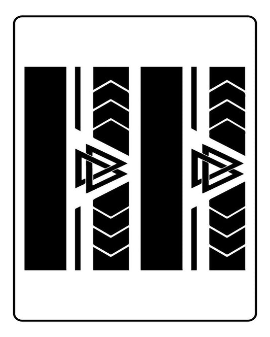 Valknut Armband Semi-Permanent Tattoo