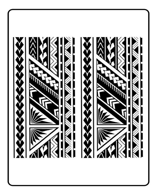 Ethnic Polynesian Armband Semi-Permanent Tattoo