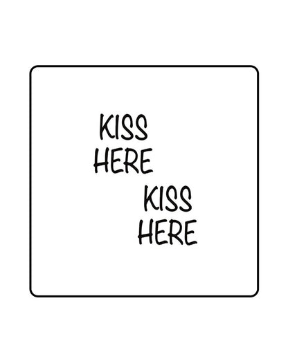 Kiss Here Semi Permanent Tattoo