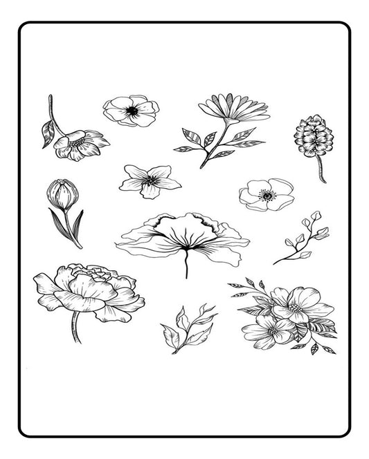 It's All About Flowers Temporary Tattoo Bundle