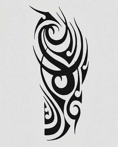 Tribal Art Semi Permanent Tattoo