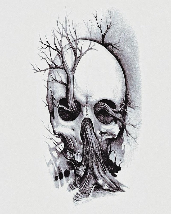 Tree of Death Temporary Tattoo
