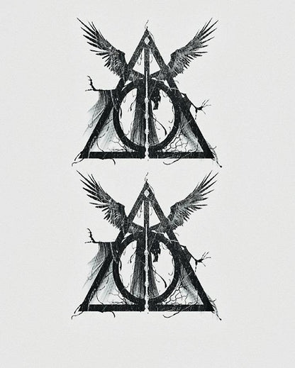 Deathly Hallows Temporary Tattoo